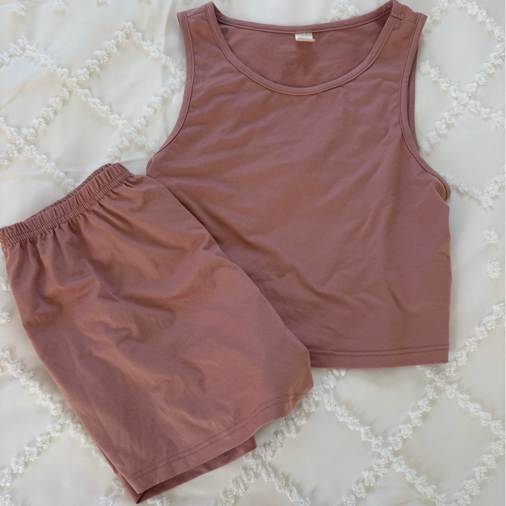 Pink pajama set